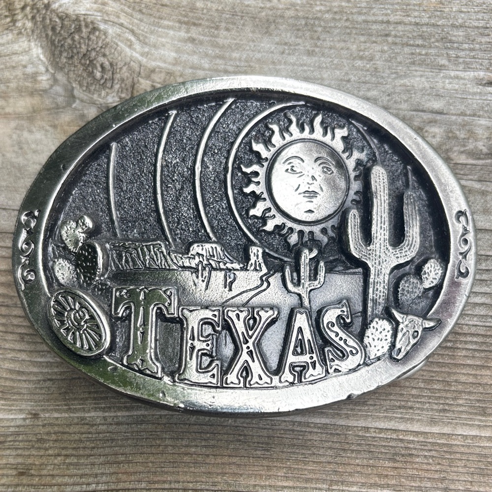 Vintage Texas Belt Buckle Western